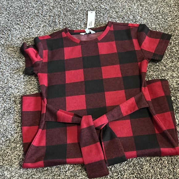 BB Dakota size small plaid flannel material dress size small w tags - Picture 1 of 2